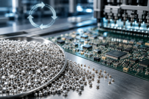 Recycelte Metalle für Lotpasten in der Elektronikfertigung